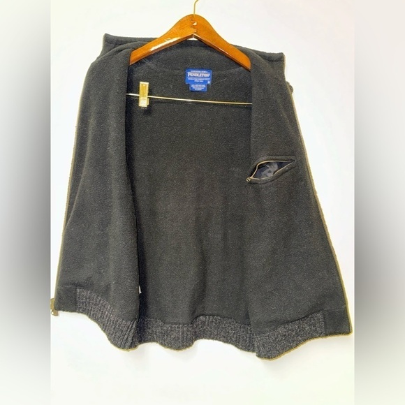 Pendleton Men's Shetland Wool Zip-Up Sweater Vest Size Medium - Picture 3 of 12